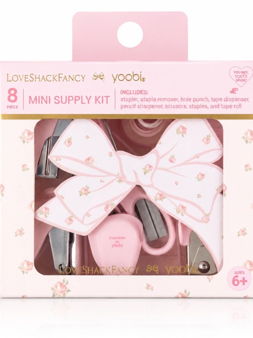 LoveShackFancy Yoobi mini supply kit